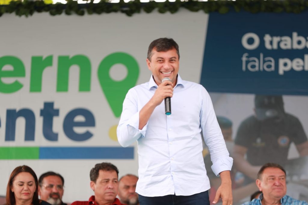 O governador Wilson Lima (UB) deverá presidir no Amazonas as ações da nova federação, a ser formada entre os partidos PP e União Brasil.