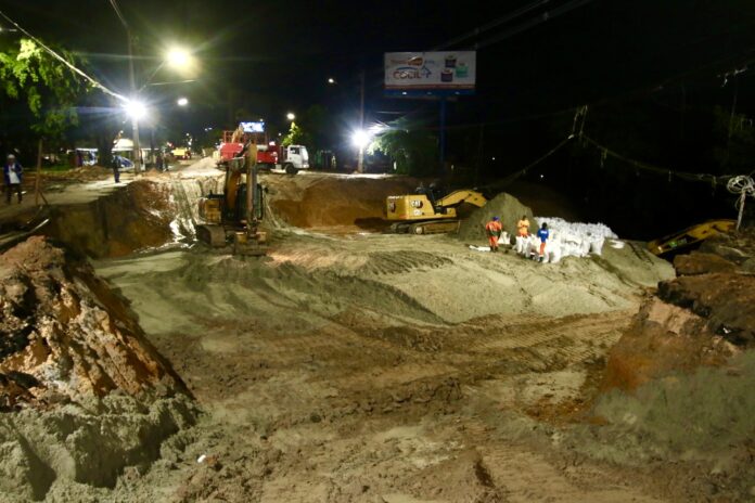 Obras na Av. Djalma Batista já estão com cinco dias de trabalho.