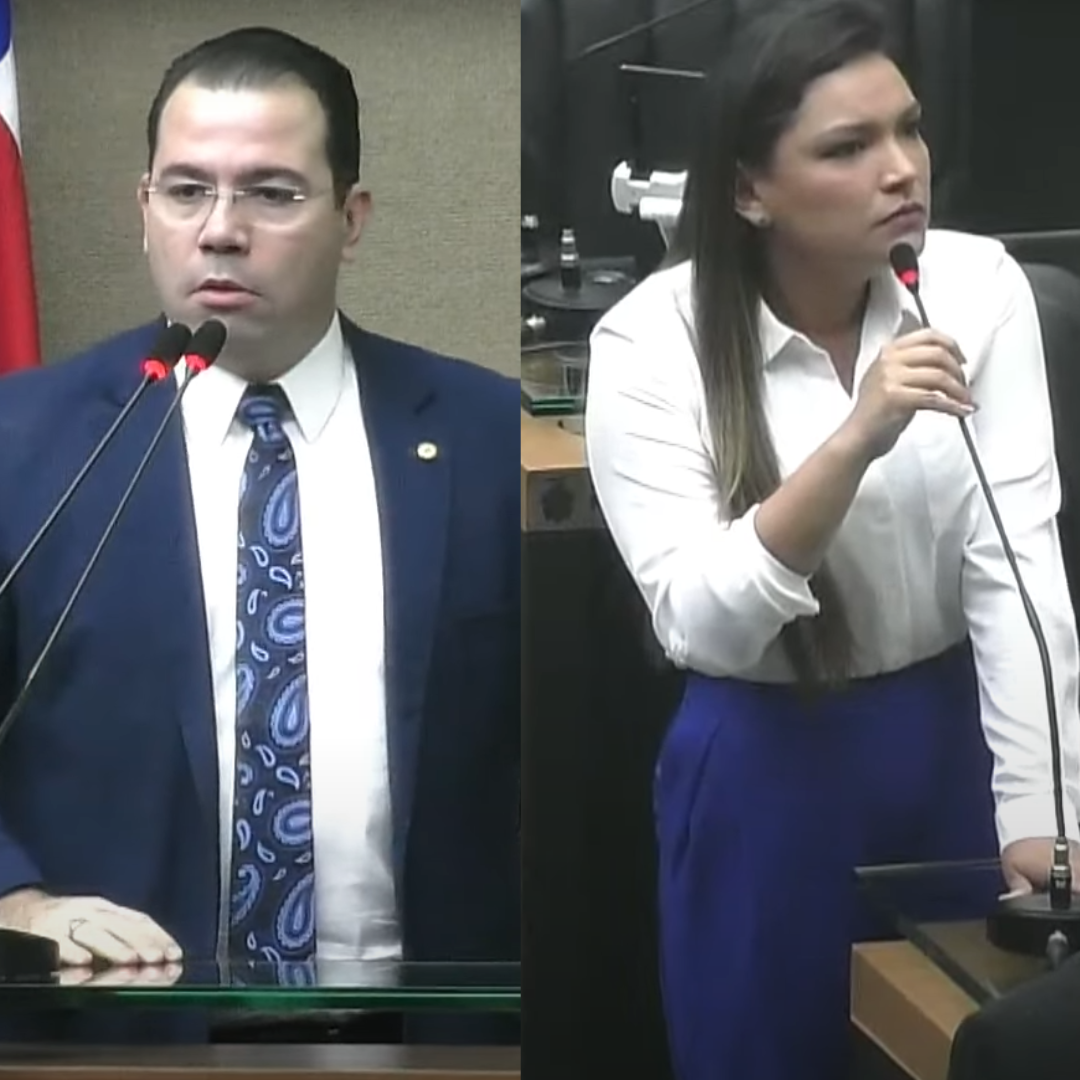 Os deputados Wilker Barreto (Cidadania) e Joana Darc (UB) discutiram durante a Sessão Ordinária desta quinta-feira (20).