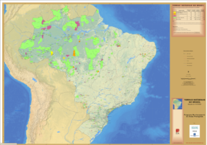 Terras Indígenas no Brasil em diferentes fases de demarcação