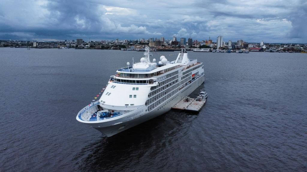 O presidente da Amazonastur, Gustavo Sampaio, anunciou a expectativa de receber aproximadamente 35 navios no Amazonas na próxima temporada.