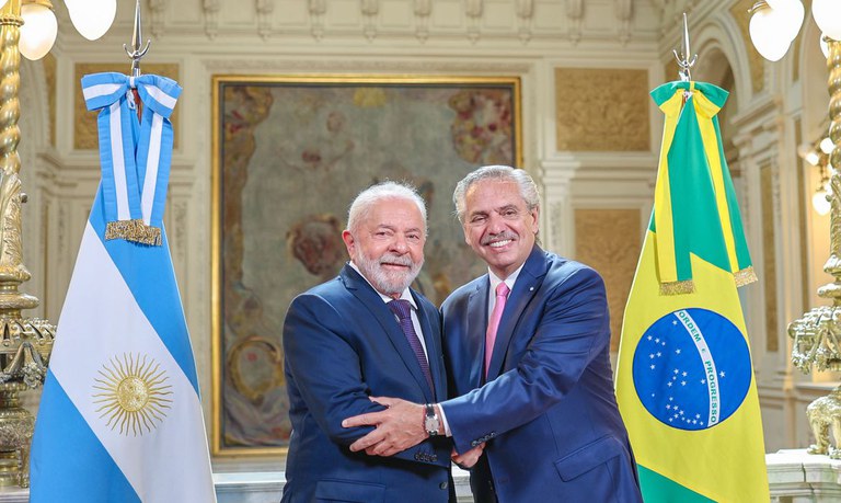 Lula e presidente da Argentina, Alberto Fernández