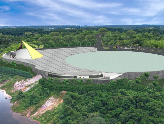 A Prefeitura conquistou a licença para o projeto do parque Encontro das Águas em Manaus.