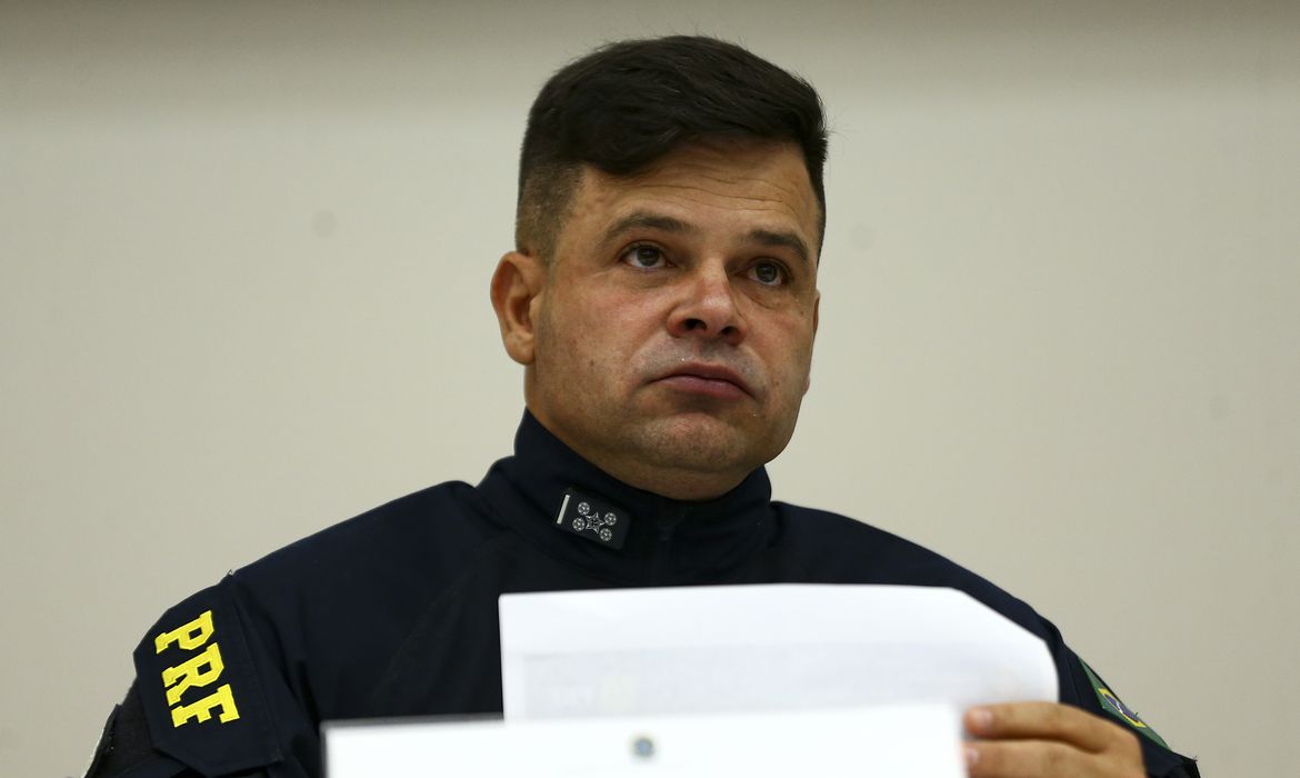 O diretor-geral da PRF, Silvinei Vasques, durante entrevista coletiva sobre a Operação Eleições 2022 no segundo turno. FOTO: Marcelo Camargo/Agência Brasil