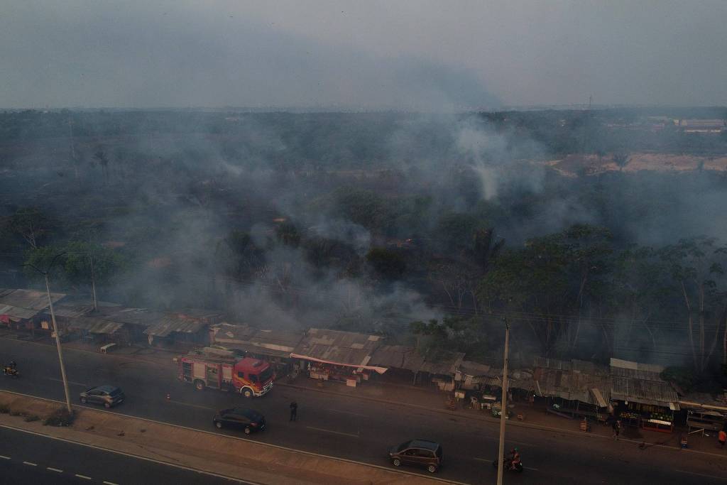 Fumaça em Iranduba - Incêndio