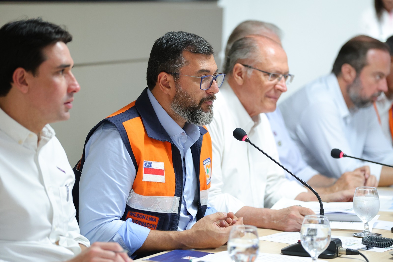 Governador do Amazonas pede destravamento da BR-319 durante visita de Alckimin