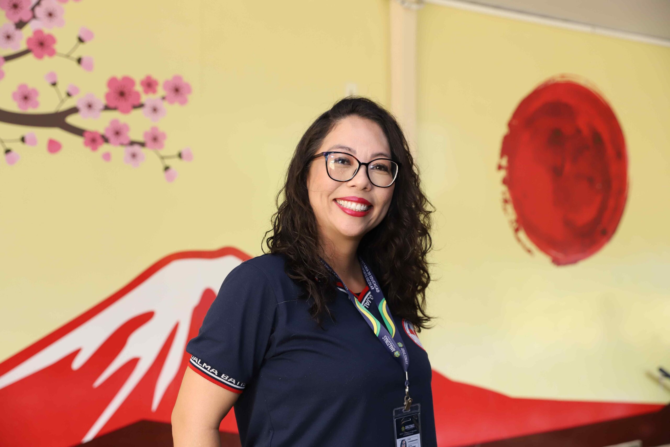 Professora Érika Tomioka, da rede pública estadual do Amazonas.
