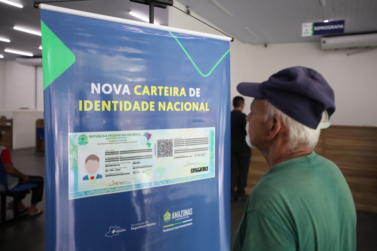 Emissão da Carteira de Identidade Nacional (CIN) será suspensa no Amazonas a partir do dia 17 de outubro.