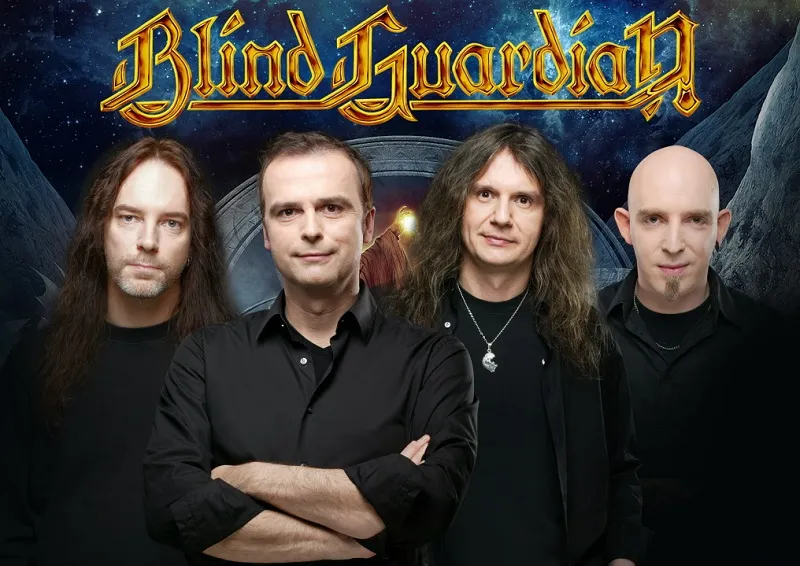 Integrantes da banda alemã Blind Guardian.