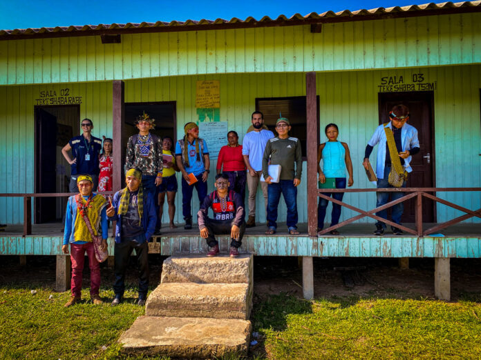 Agricultores indígenas contemplados pelo PAA no Acre.