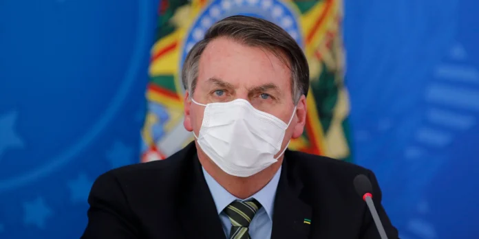 O ex-presidente da República, Jair Bolsonaro, durante pandemia da Covid-19.