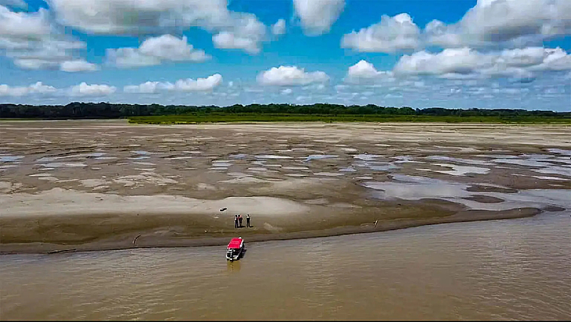 Benjamin Constant, um dos municípios mais afetados pela seca no Amazonas.