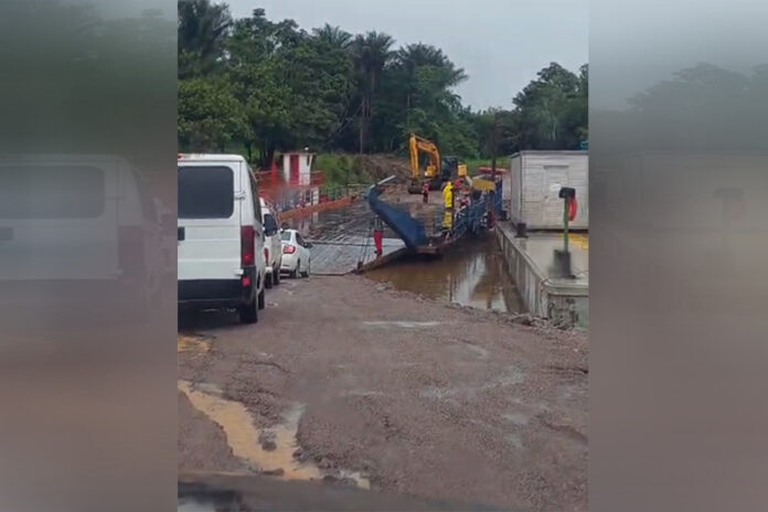 O Dnit anunciou a suspensão temporária da operação da balsa que realiza a travessia sobre o rio Autaz Mirim, localizada na BR-319.