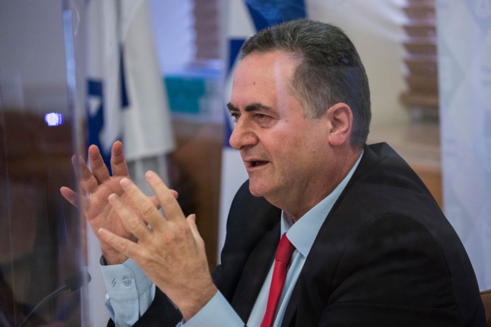 Ministro das Relações Exteriores de Israel, Yisrael Katz.
