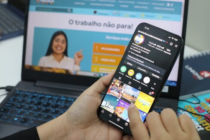 O perfil oficial da Prefeitura de Manaus obteve a quarta colocação no ranking geral de melhores perfis de Prefeituras do Brasil nas redes sociais.