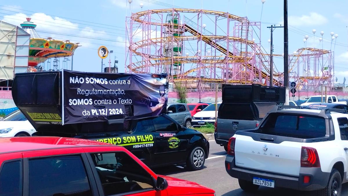 Motoristas protestam contra projeto de Lei em Manaus