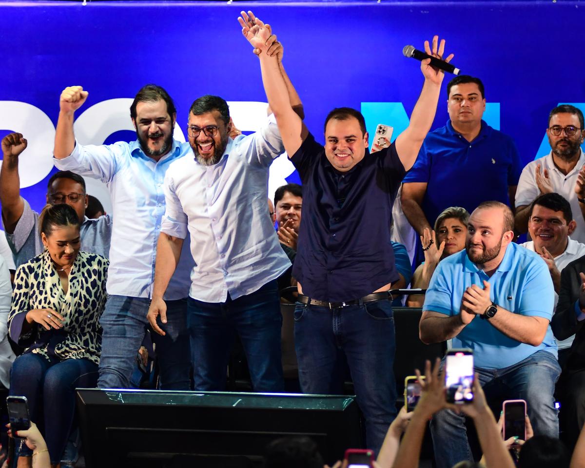 Lançamento de Roberto Cidade (UB) como pré-candidato à Prefeitura de Manaus, em evento na última segunda (25).