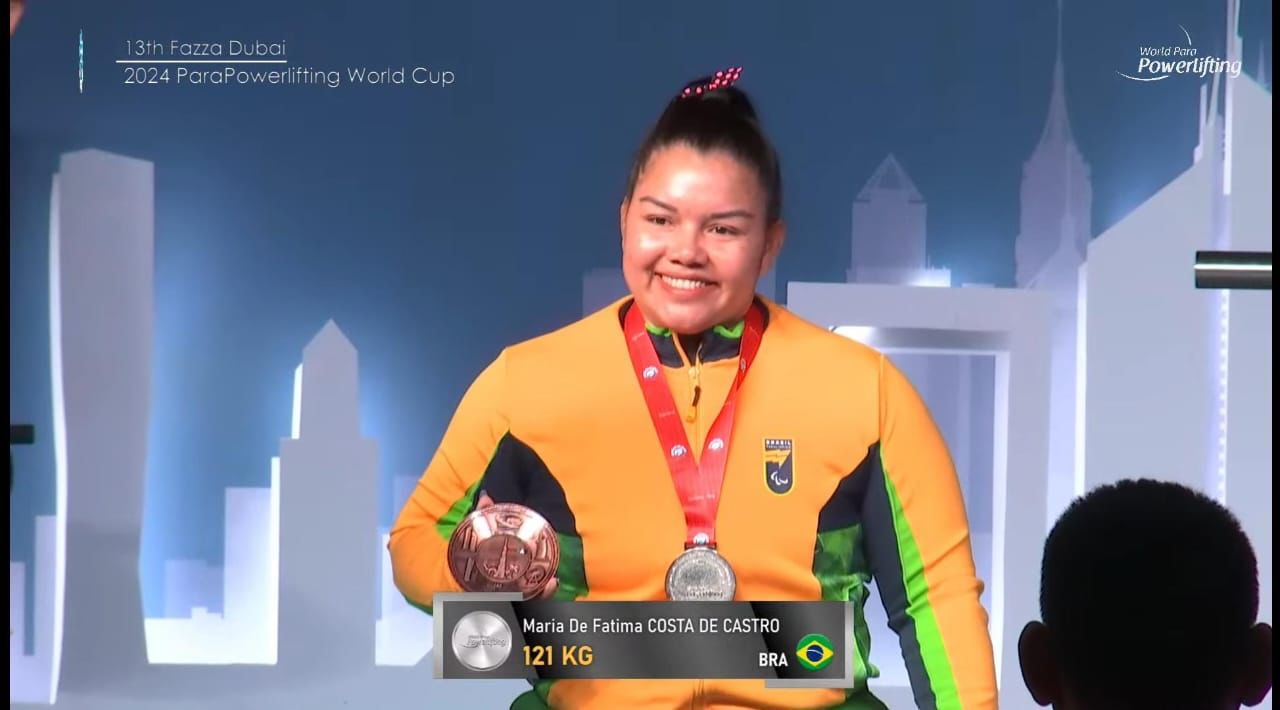 A paratleta Maria de Fátima é atualmente a quinta colocada no ranking mundial