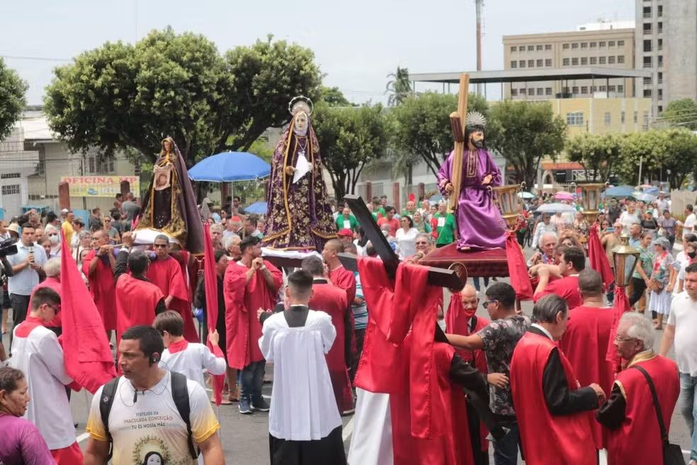 Semana Santa em Manaus. — Foto: Divulgação/Catedral Nossa Senhora da Conceição