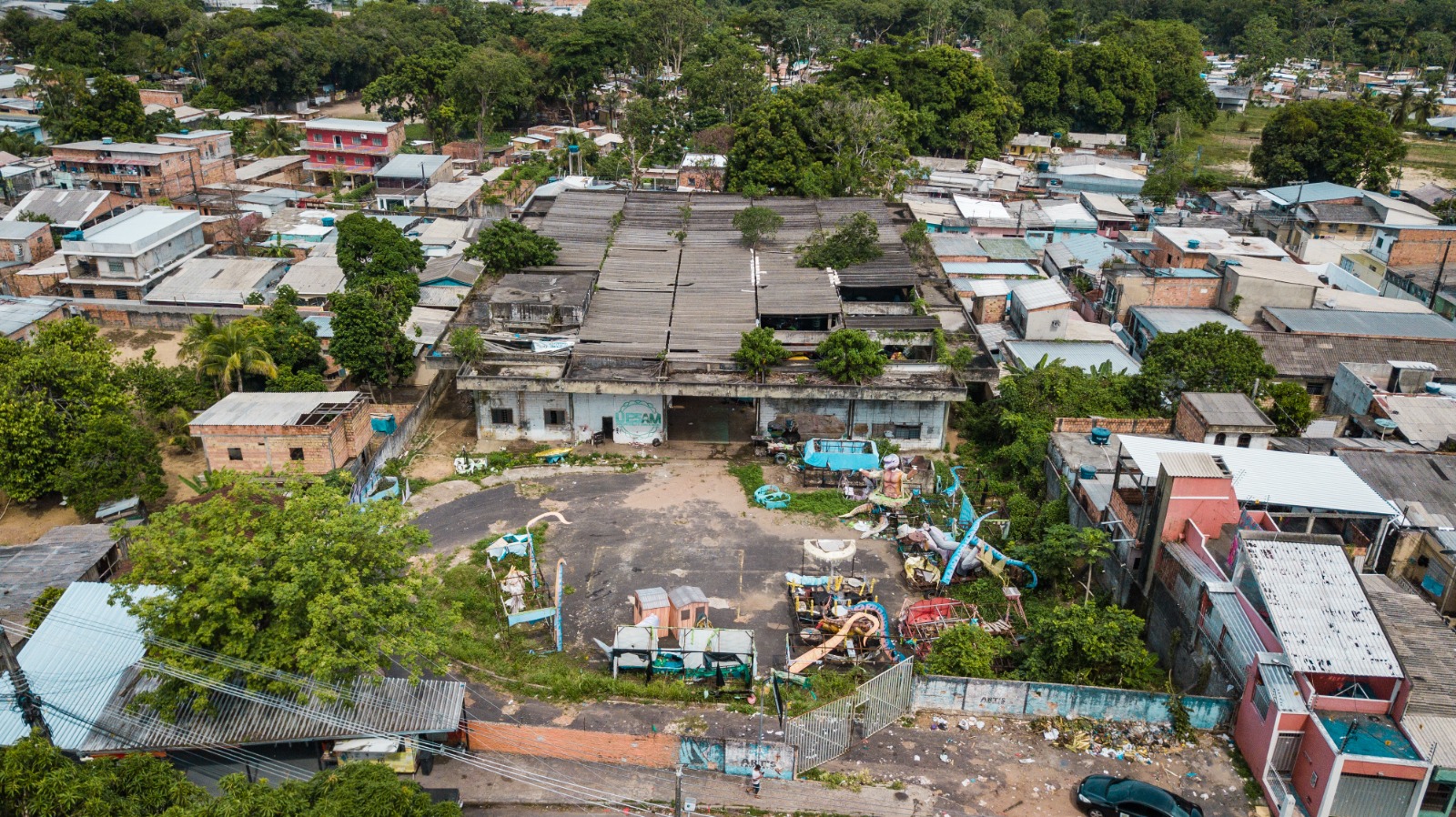 Terreno doado pela União ao governo estadual.