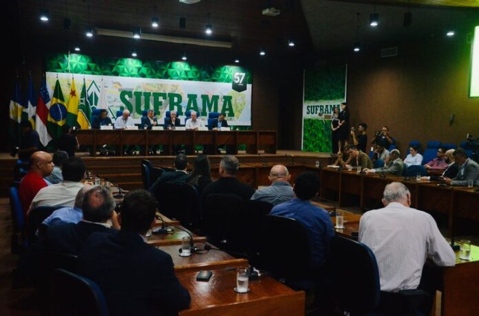 Evento de lançamento do CBA Conecta, na sede da Suframa.