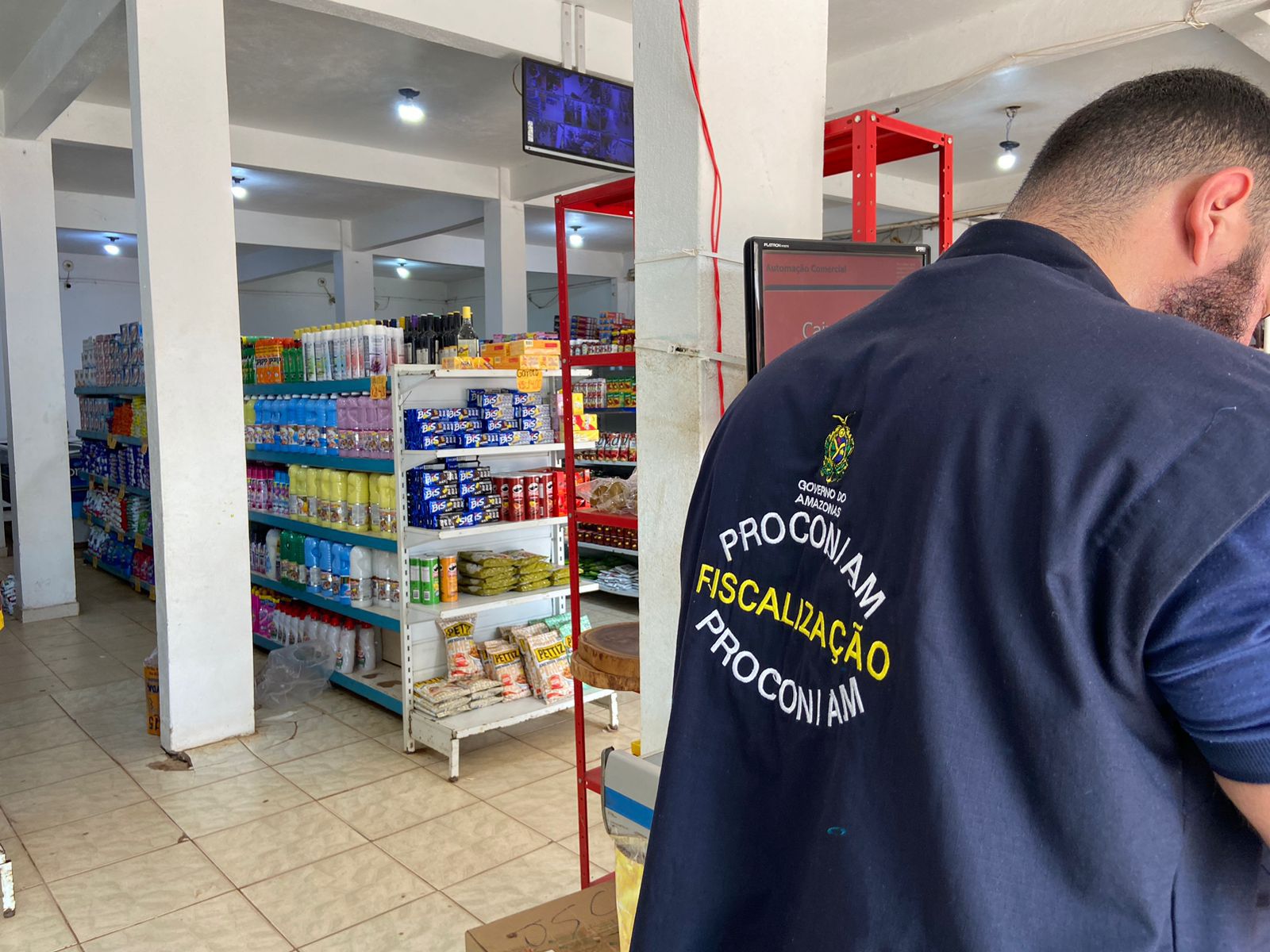Fiscalização do Procon-AM em Manicoré, que fez parte do cronograma de inspeções após Novo Aripuanã.