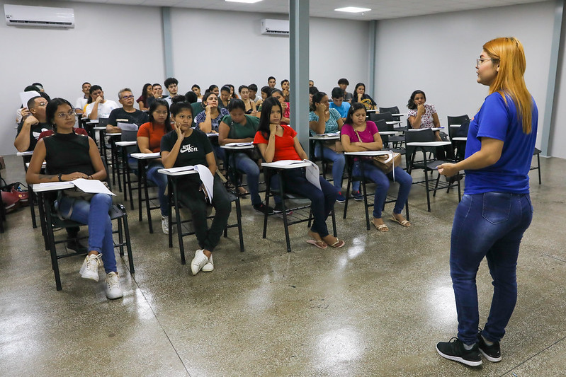 Curso ministrado pela Semtepi, em Manaus.