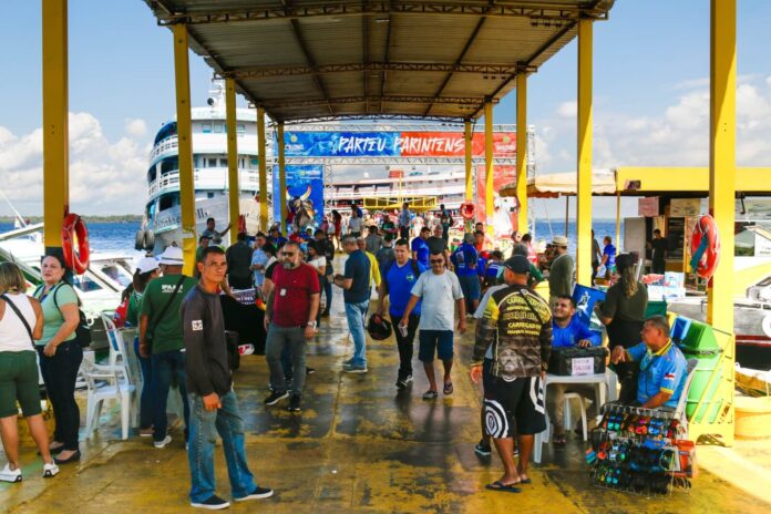 O transporte hidroviário intermunicipal registrou 78.431 passageiros com destino a Parintins durante o Festival.