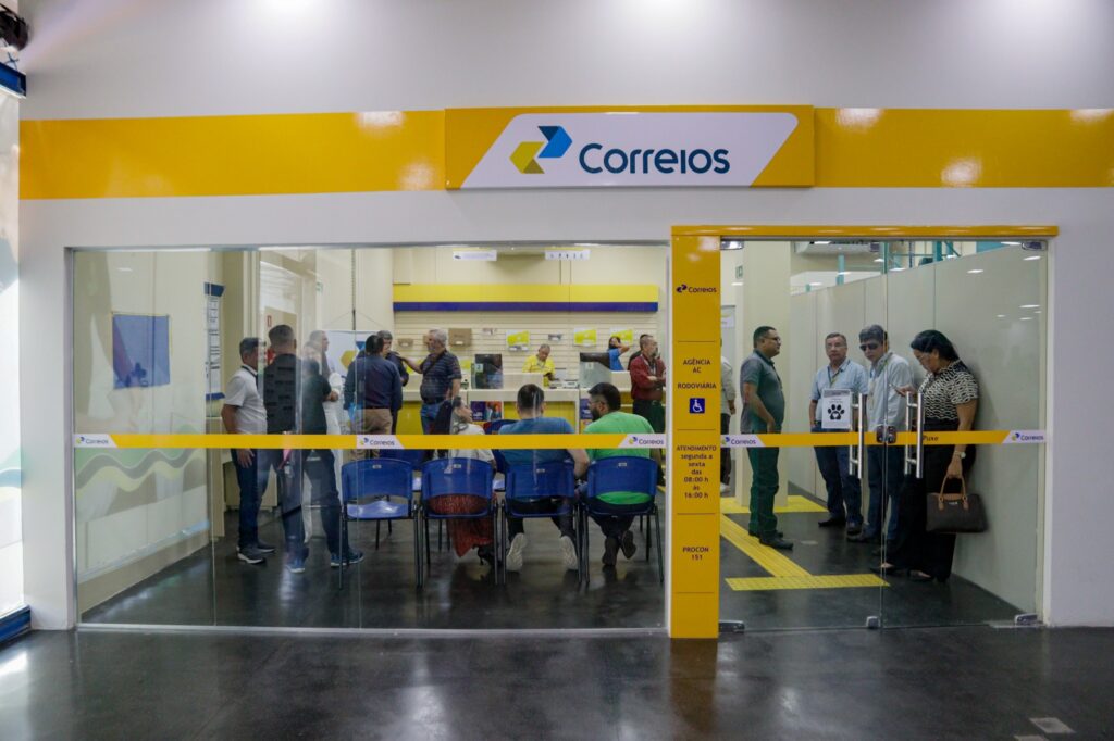 Agência dos Correios dentro do PAC Alvorada.