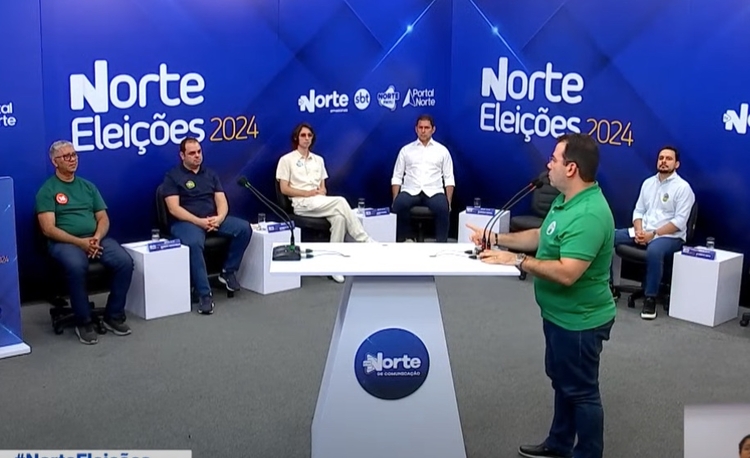 2º debate entre candidatos a Prefeitura de Manaus é marcado por ofensas e conta com ausência de David Almeida