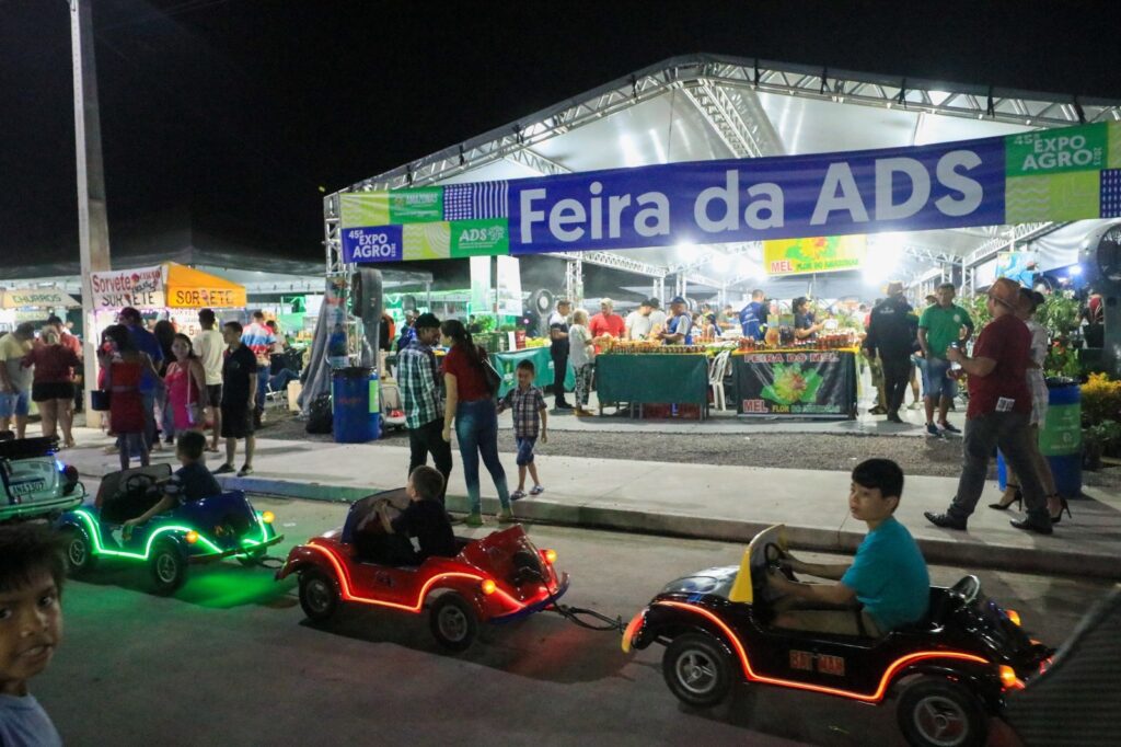 Fachada da Feira da ADS na Expoagro.