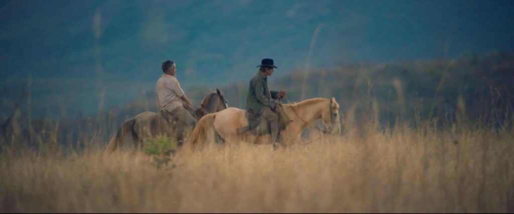 Trecho do filme 'Oeste Outra Vez'.