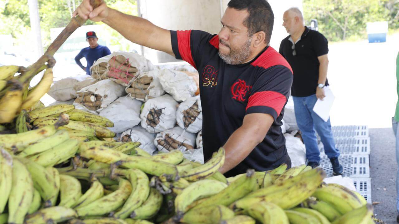 Com um investimento superior a R$ 107 mil, o Governo do AM comprou 13 toneladas de alimentos da agricultura familiar.