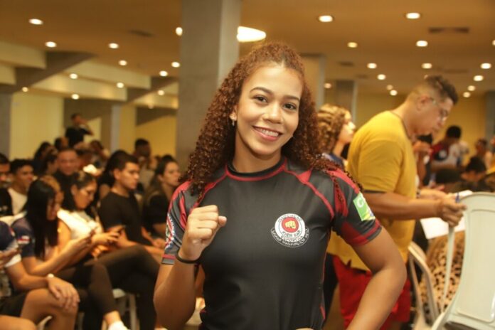 Nathália Faria, atleta amazonense de alto rendimento.