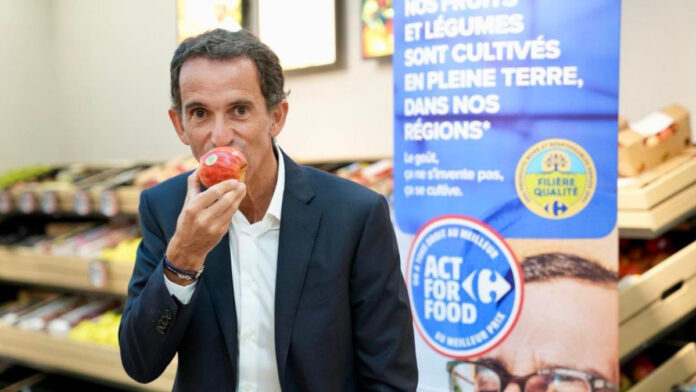 Alexandre Bompard, CEO da rede francesa de supermercados Carrefour.