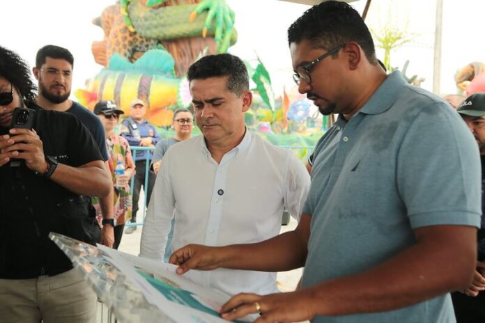 David Almeida, anunciou a construção de uma nova e moderna feira do Mutirão, na zona Norte, durante visita ao parque Gigantes da Floresta.