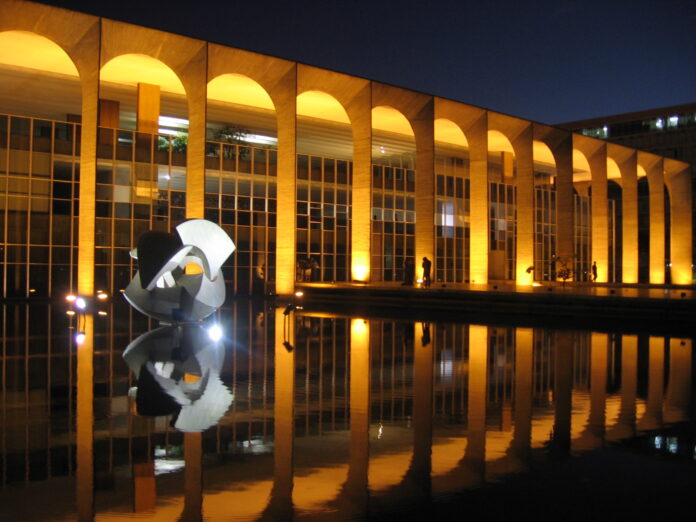 Palácio do Itamaraty, em Brasília.