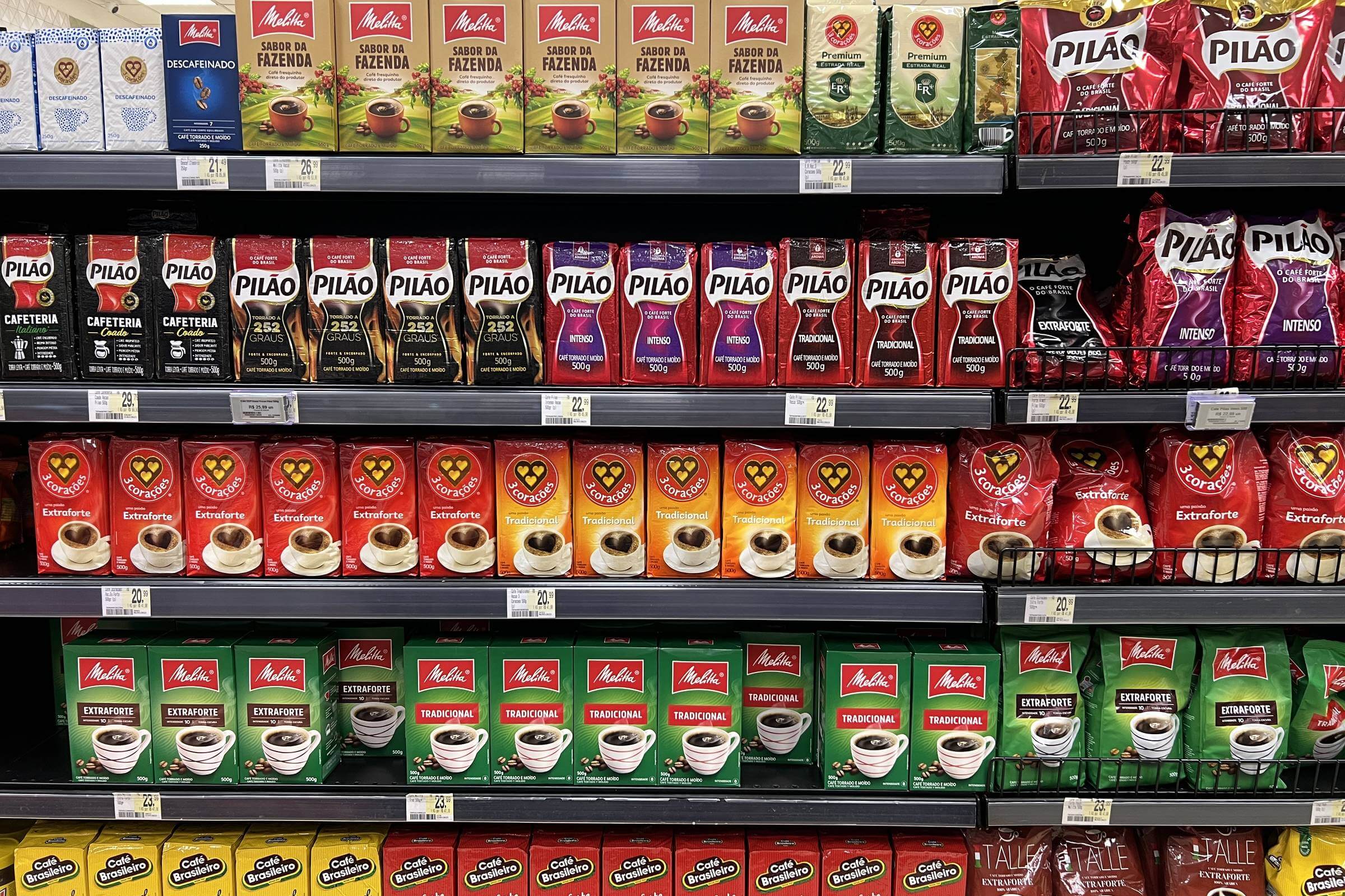 Café entra na lista de alimentos com imposto zerado.
