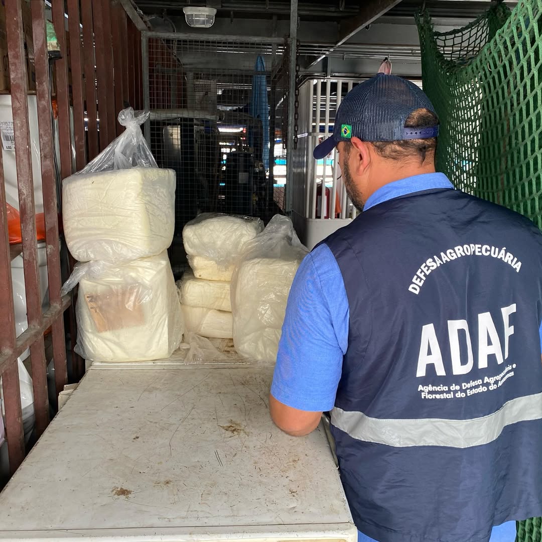 O queijo apreendido não possuía certificações de segurança sanitária.