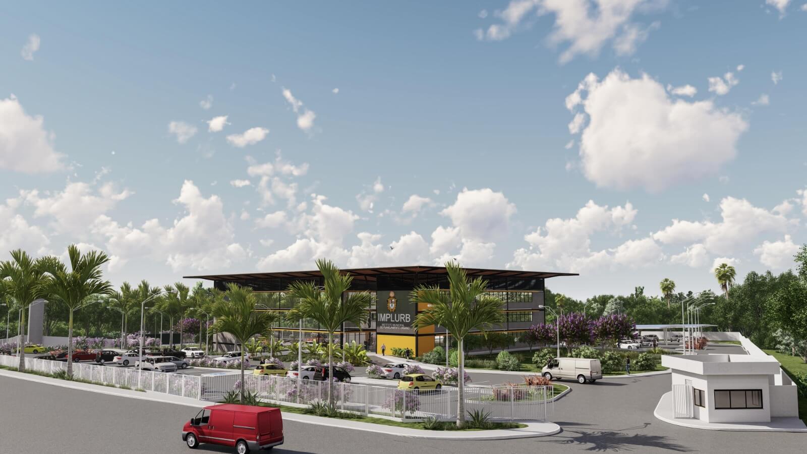 A construção da nova sede do Instituto Municipal de Planejamento Urbano (Implurb) atingiu 65% de avanço físico.