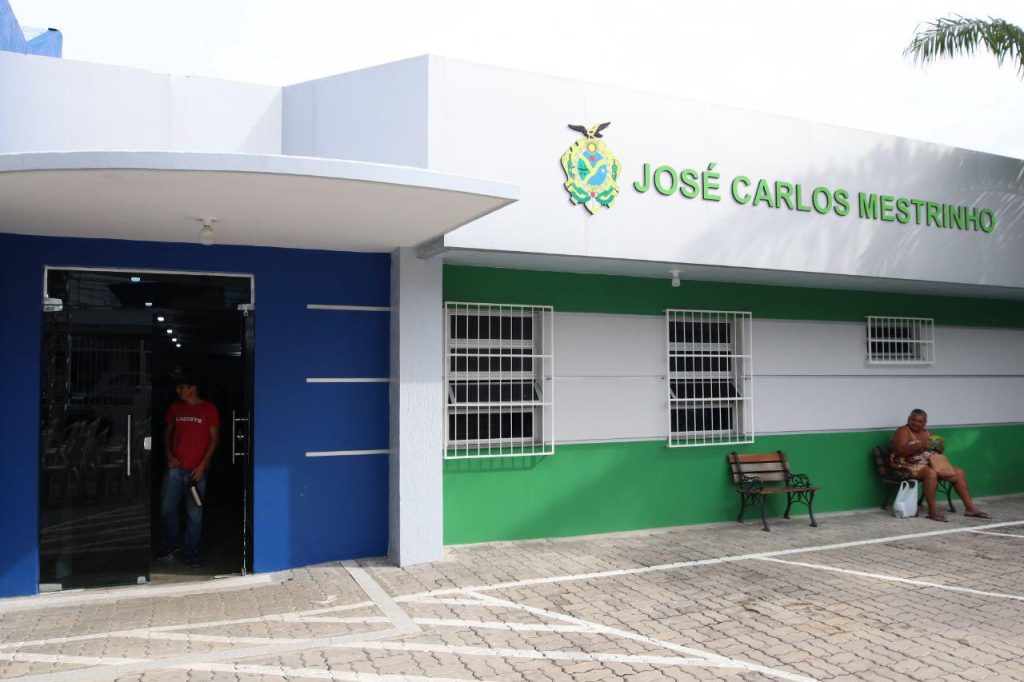 Nova fachada do Caic José Carlos Mestrinho após inauguração.