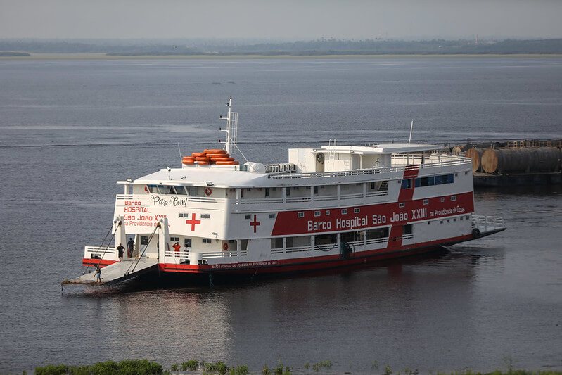 O Barco Hospital São João XXIII finalizou, na última quinta-feira (15/05), sua 9ª expedição no município de Urucará, a 261 quilômetros de Manaus.