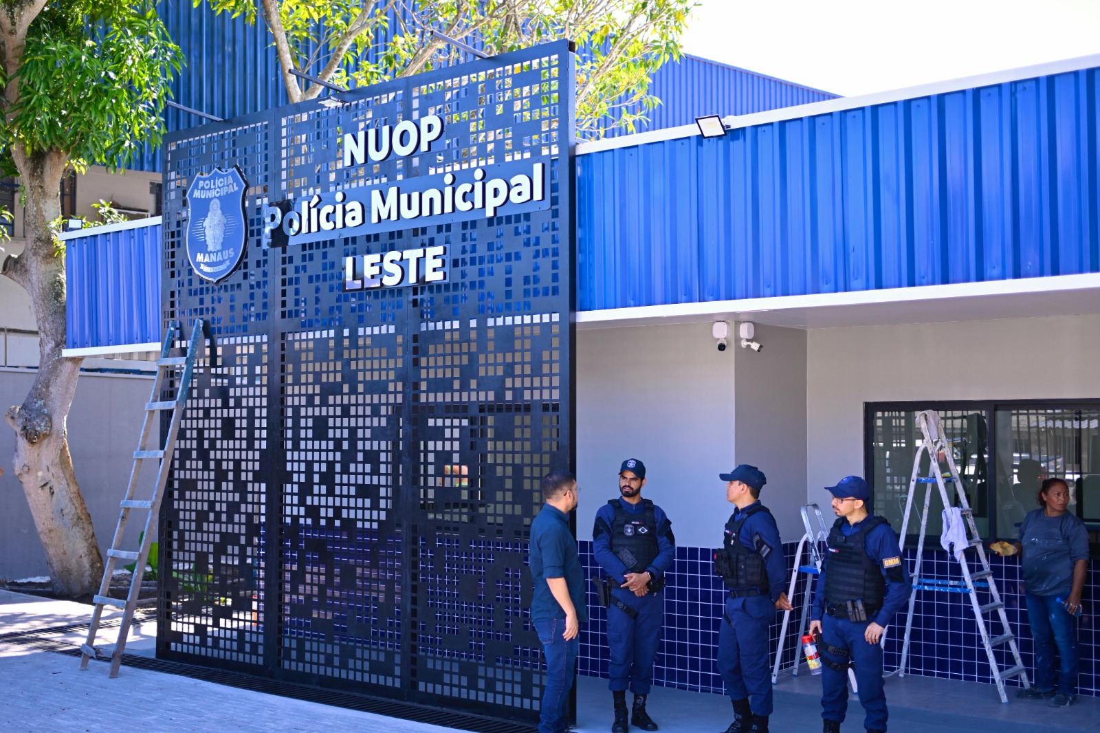 Prefeito David Almeida inaugura maior base da Guarda Municipal de Manaus na zona Leste
