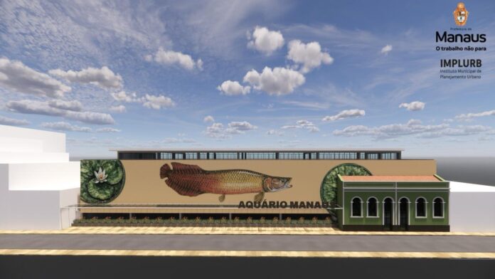 Manaus terá aquário municipal com peixes amazônicos e rooftop com vista para o rio Negro