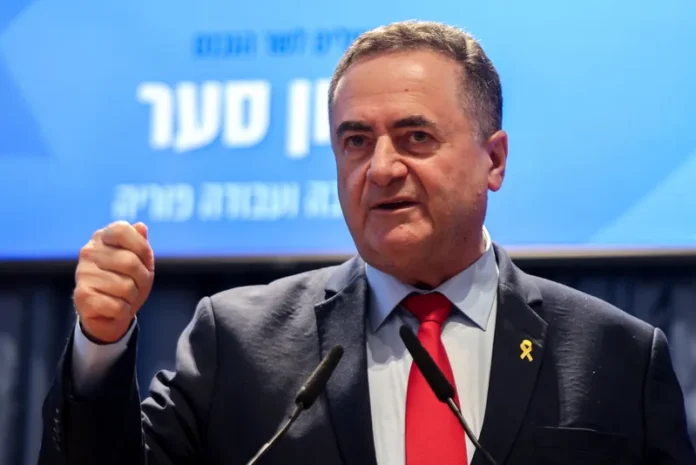 Ministro da Defesa de Israel, Israel Katz.