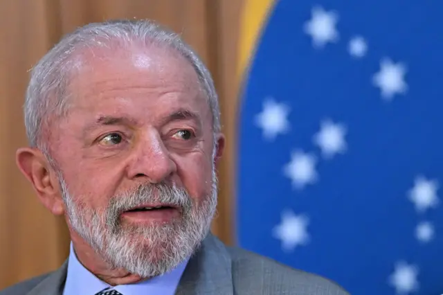 Lula diz que medidas serão tomadas contra os EUA, mas que não tem pressa.