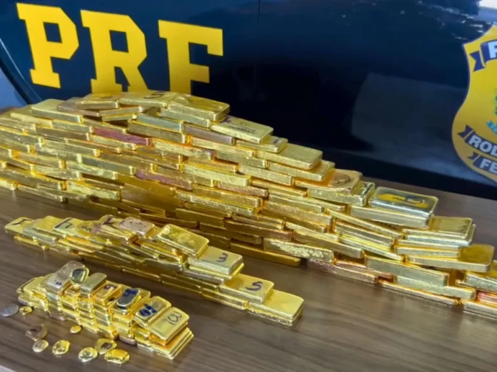 Valor do ouro apreendido ultrapassa os R$80 milhões.