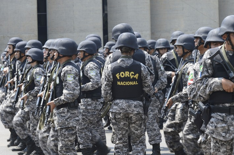 Agentes da Força Nacional atuarão em conjunto com agentes de segurança locais.