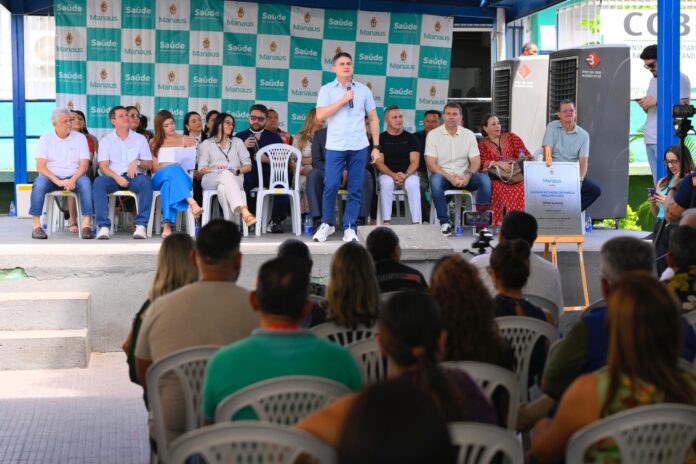 Prefeito David Almeida reinaugura USF Megumo Kado e anuncia novas unidades de saúde para Manaus