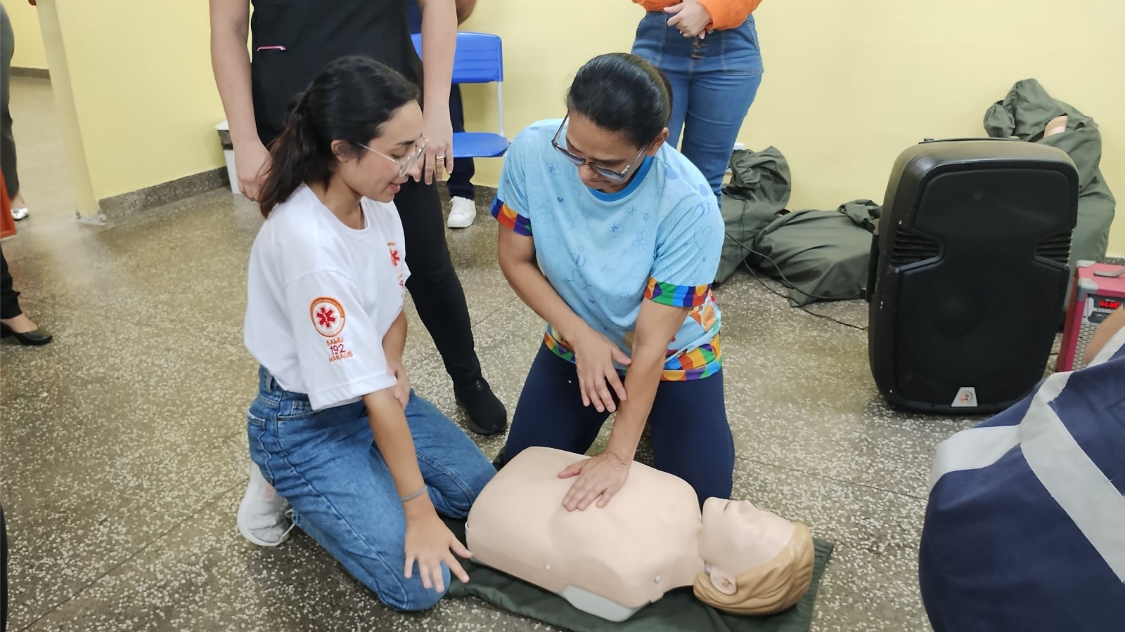 Samu capacita servidores de creches em primeiros socorros